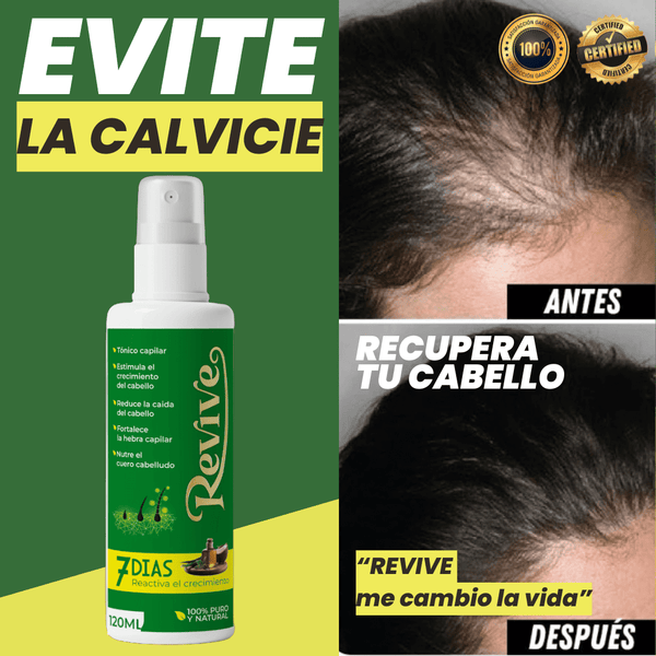 REVIVE TU CABELLO EN 7 DÍAS® TÓNICO CAPILAR DE CRECIMIENTO